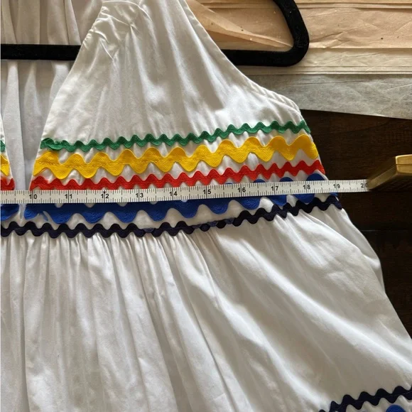 Lisa Marie Fernandez Colorful Striped Summer Dress - Picture 6 of 7